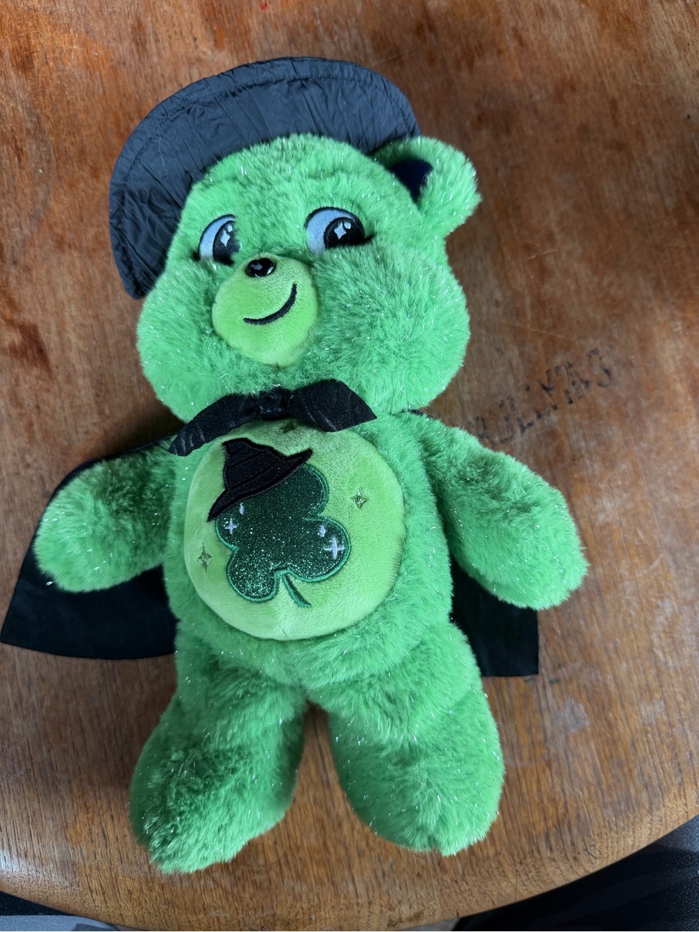 Care Bears x Wicked 10" Plush Good Luck Bear as Elphaba Stuffed Toy